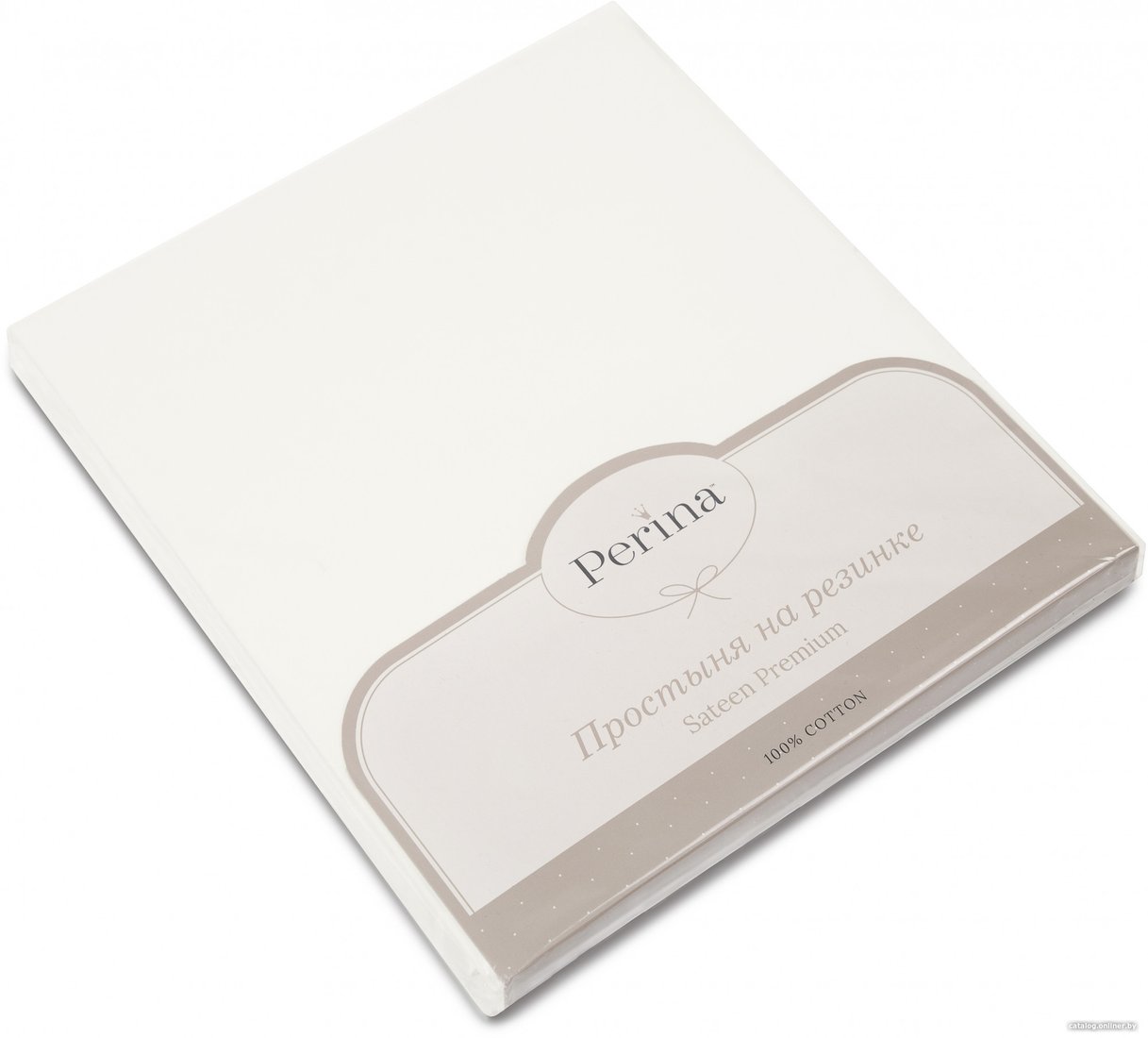 Простыня Perina На резинке ПР-120х60.1 (айвори)