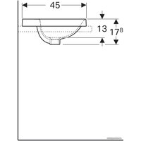 Умывальник Geberit VariForm 500.721.01.2