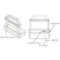 Уличный прожектор King Tony 9TA42A в Витебске