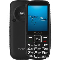 Кнопочный телефон Maxvi B9 (черный)