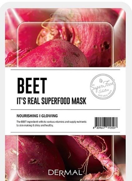 

Dermal Маска для лица It's Real Superfood Mask Свекла 25 г