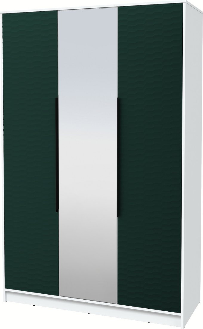 

Шкаф распашной Интерлиния Концепт Зодиак КТ-Ш3з (белый платинум/изумруд)