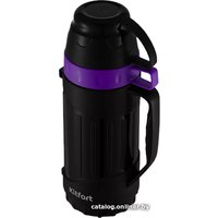 Термос Kitfort KT-1233 1л (черный/фиолетовый) в Борисове