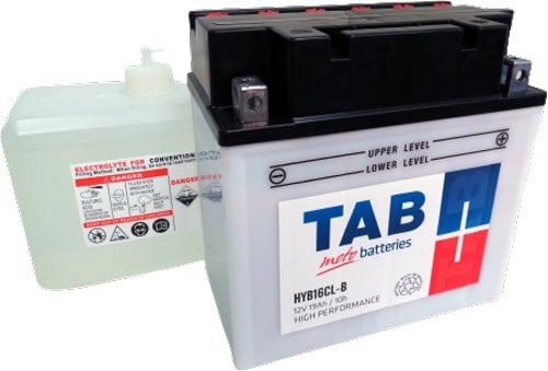 

Мотоциклетный аккумулятор TAB YB16CL-B (19 А·ч)