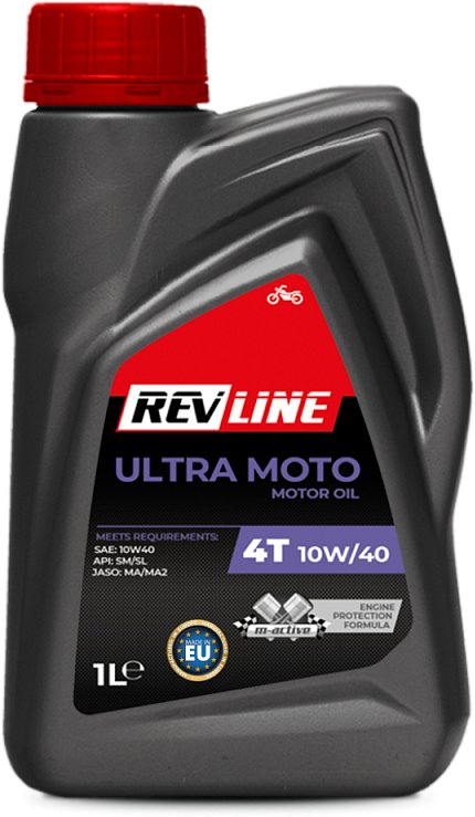 

Моторное масло Revline Ultra Moto 4T 10W-40 1л