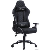 Игровое (геймерское) кресло CACTUS CS-CHR-030BLS (черный/серебристый)