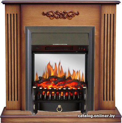 Каминокомплект Smolcom Lumsden STD-ASP с RealFlame Fobos-S Lux BL LT (дуб антик)