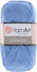 Cotton Soft 15 100 г 600 м (голубой)