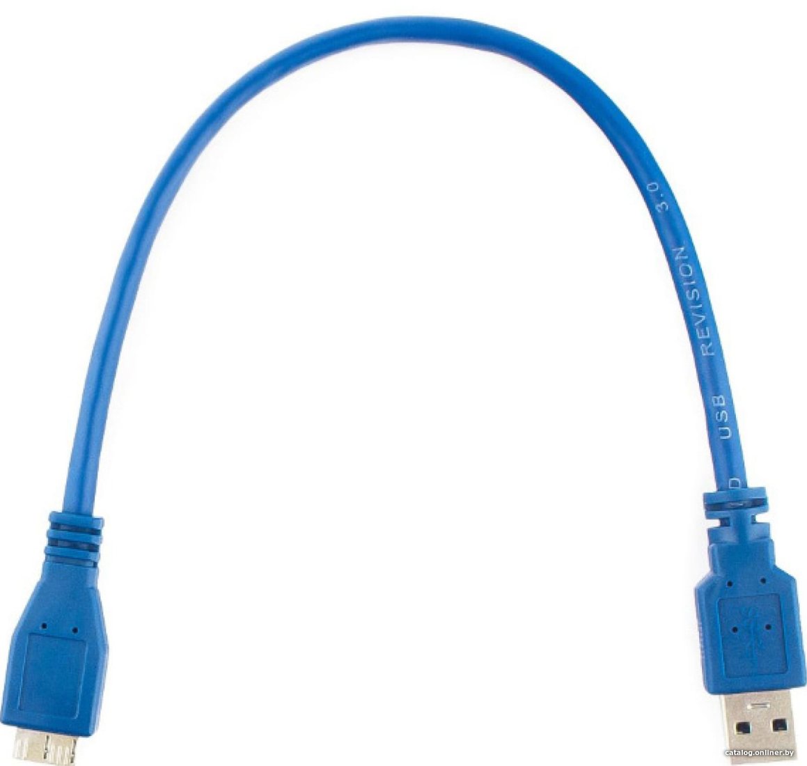 Кабель Cablexpert CCP-mUSB3-AMBM-1 USB Type A - microUSB Type B (0.3 м, синий)