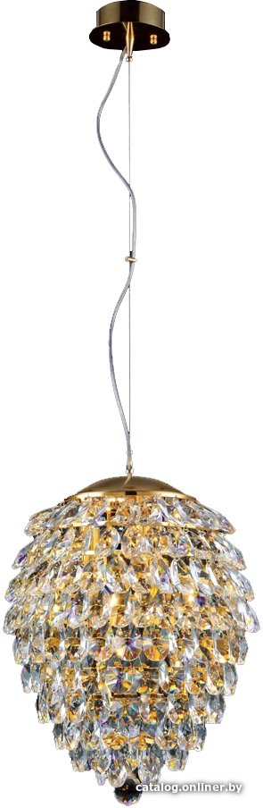 Подвесная люстра Crystal Lux Charme SP6 (Gold/Transparent)