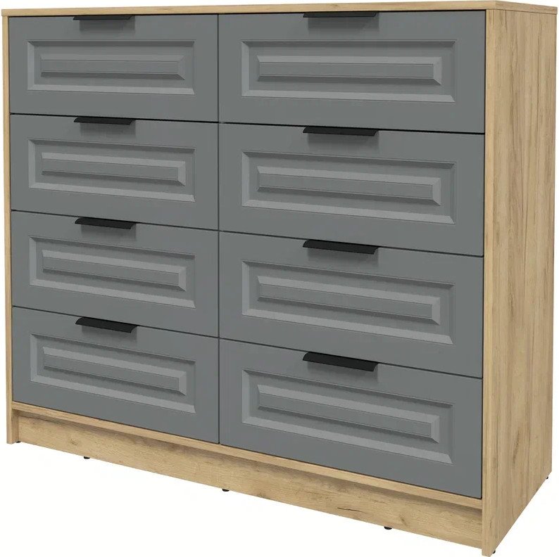 

Комод Интерлиния Концепт КТ-К117 Деко ( дуб золотой/серый)