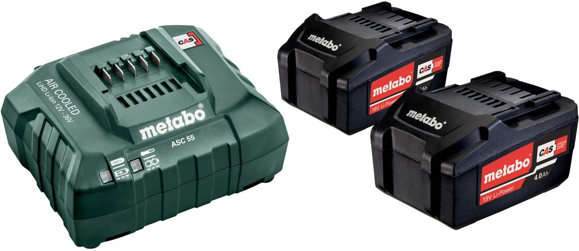 

Аккумулятор с зарядным устройством Metabo 685050000 (18В/4 Ah + 12-36В)