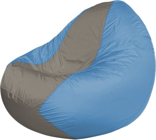 

Кресло-мешок Flagman Classic K2.1-56 (голубой/светло-серый)