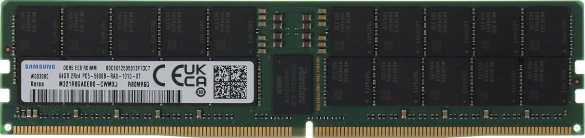 Оперативная память Samsung 64ГБ DDR5 5600 МГц M321R8GA0EB0-CWM
