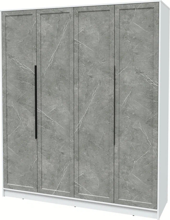 

Шкаф распашной Интерлиния Концепт Тренд КТ-Ш4 (белый платинум/керамика)