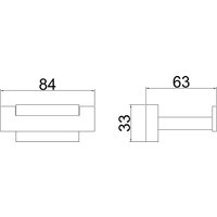 Крючок для ванны Belz B90305-2