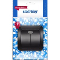 Выключатель SmartBuy SBE-02b-10-SW2-1-c