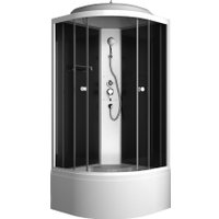 Душевая кабина Oda 8500BT (черный/тонированное стекло)