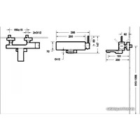 Смеситель Bravat Arc F66061K-01A-ENG (черный)