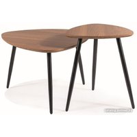 Журнальный столик Signal Twin (орех/черный)