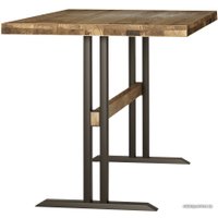 Кухонный стол Buro7 Двутавр 110 (классика, дуб натуральный/черный)