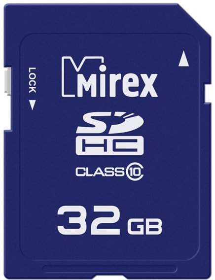 

Карта памяти Mirex SDHC 13611-SD10CD32 32GB