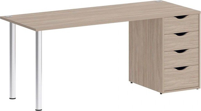 

Стол Riva Home Office VR.SP-3-178.4 Silver (дуб аттик)