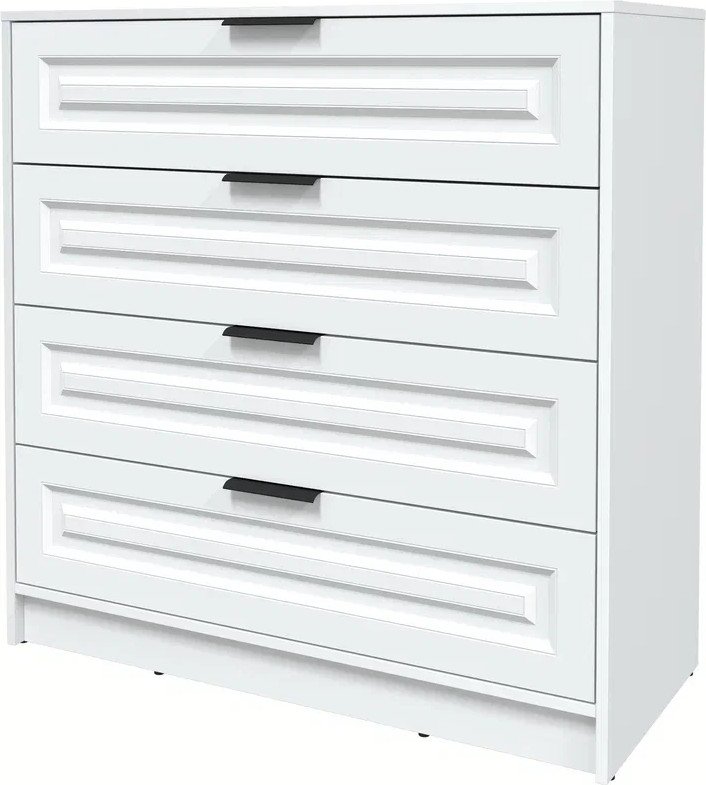 

Комод Интерлиния Концепт КТ-К100 Деко (белый платинум/белый)