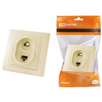 Розетка компьютерная TDM Electric Таймыр SQ1814-0123