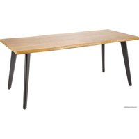 Кухонный стол Halmar Dickson 2 150-210/90x75 (натуральный/черный)