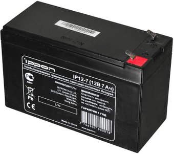 IPPON IP12-7,0 (12В/7 А·ч)