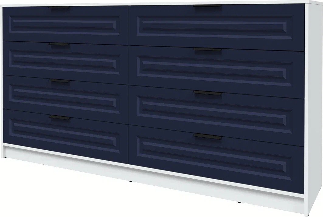 

Комод Интерлиния Концепт КТ-К197 Деко (белый платинум/индиго)