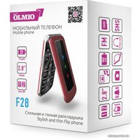 Кнопочный телефон Olmio F28 (черный)