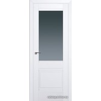 Межкомнатная дверь ProfilDoors Классика 2U L 80x200 (аляска/стекло графит)