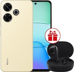 

Телефон Xiaomi Redmi 13 8GB/256GB с NFC международная версия (солнечный желтый) и наушники Xiaomi Redmi Buds 4 Lite (черный) по акции