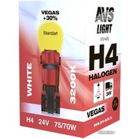 Галогенная лампа AVS Vegas H4 24V 75/70W 1шт [A78142S]