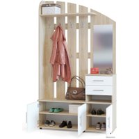 Стенка Сокол ВШ-2.2 (дуб сонома/белый)