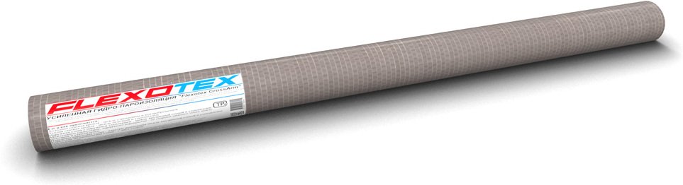 

Гидро-пароизоляция Flexotex Пленка гидро-пароизоляционная Flexotex CrossArm (30м2)