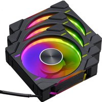 Комплект вентиляторов для корпуса Phanteks D30-120 D-RGB Reversed Black Triple PH-F120D30R_DRGB_PWM_BK01_3P