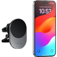 Держатель для смартфона Satechi Qi2 Wireless Car Charger 15W (серый космос)