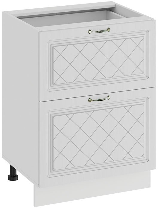 

Шкаф напольный Трия Бьянка 1Н6Я2 (белый/дуб белый)