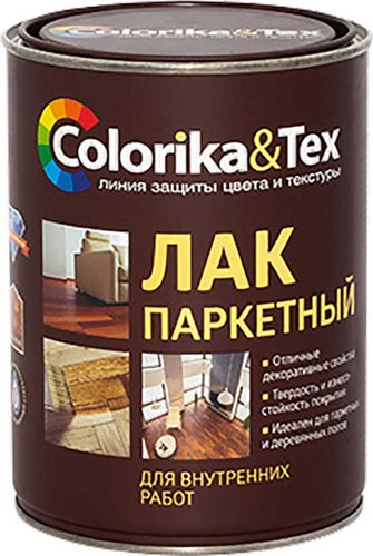 Лак Colorika & Tex Паркетный 0.8 л (глянцевый)