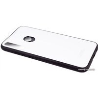 Чехол для телефона Case Glassy для Huawei P40 lite E/Y7P/Honor 9C (белый)
