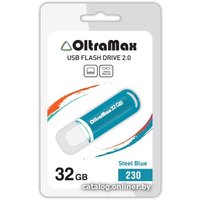 USB Flash OltraMax 230 32GB (бирюзовый) [OM-32GB-230-St Blue]