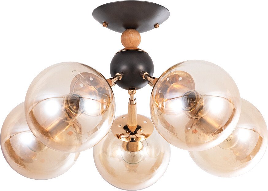 

Люстра средней высоты Arte Lamp Boston A4485PL-5BK