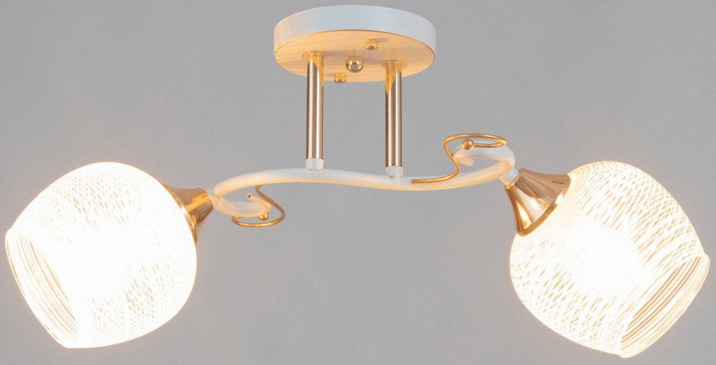 

Люстра средней высоты BayerLux Жаклин 10448629 (белый/золото)