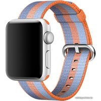 Ремешок Apple из плетеного нейлона 42 мм (оранжевый) [MPW22]