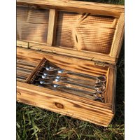 Шампурница Florbox С шампурами 6 шт 65x15x12 см (обжиг)