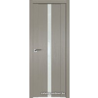 Межкомнатная дверь ProfilDoors 2.04XN L 70x200 (стоун, стекло lacobel белый лак)