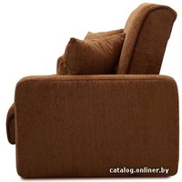 Диван Луховицкая Мебельная Фабрика Милан пружинный 140 (коричневый)